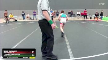 100 lbs Round 3 (10 Team) - Joshua Golightly, Terps Xpress vs Luke Richards, Wolfpack WC