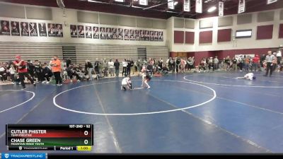 52 lbs Quarterfinal - Chase Green, Mountain Ridge Youth vs Cutler Phister, Team Prestige