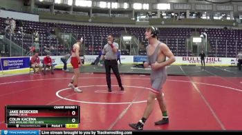 126 lbs Champ. Round 1 - Colin Kacena, Lake Highland Prep School vs Jake Besecker, Waverly Sr HS