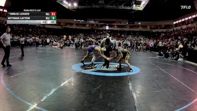 4A 133 lbs Quarterfinal - Manuel Aguirre, Tierra Encantada vs Adam Abdeljawad, Miyamura