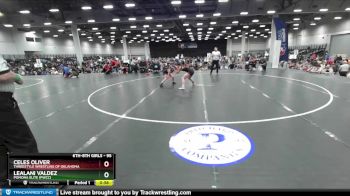 95 lbs 1st Place Match - Lealani Valdez, Pomona Elite (PWCC) vs Celes Oliver, Threestyle Wrestling Of Oklahoma