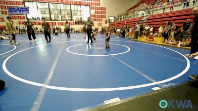 37-40 lbs Quarterfinal - Geronimo Tecumseh II, Mojo Grappling Academy vs Everett Collard, Standfast OKC