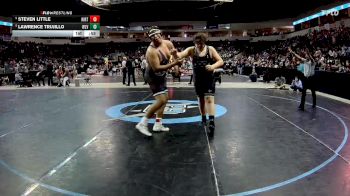 4A 285 lbs 5th Place Match - Lawrence Trujillo, West Las Vegas vs Steven Little, Kirtland