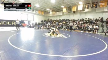 190 lbs Cons. Round 2 - Mitchell Semaan, Servite vs Griff Lawson, El Dorado