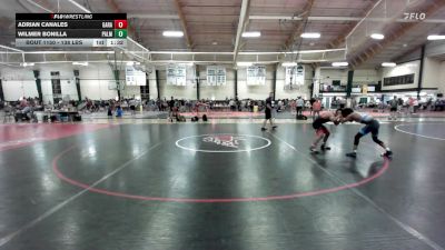 138 lbs Semifinal - Adrian Canales, Garage Trained vs Wilmer Bonilla, Palm Wrestling Academy