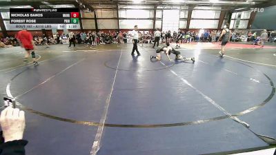 Quarterfinal - Nicholas Banos, Manahawkin vs Forest Rose, Princeton