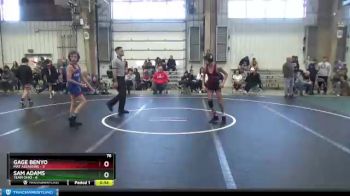 76 lbs Round 2 (6 Team) - Gage Benyo, Mat Assassins vs Sam Adams, Team Ohio