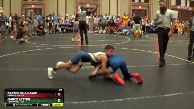 92 lbs Round 4 (6 Team) - Marco Lettini, Triumph WC vs Carter Tallmadge, SVRWC Black