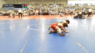 145 lbs Rr Rnd 3 - Tommy Banas, Gold Standard Wrestling - HSB vs Rick Delorenzo, Shore Thing Surf - HSB