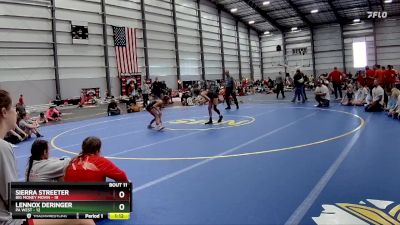 90 lbs Finals (8 Team) - Lennox Deringer, PA West vs Sierra Streeter, Big Money Movin