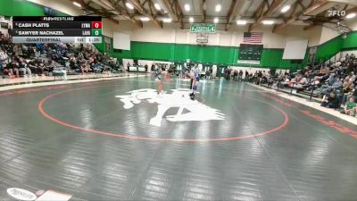 150 lbs Quarterfinal - Cash Platts, Lyman vs Sawyer Nachazel, Lander Valley