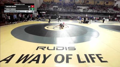 126 lbs Round Of 16 - Jacob Bond, Baylor School vs Shai Sabag, Germantown Academy