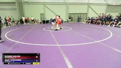 285 lbs 4th Wrestleback (16 Team) - Gunner Wilson, Oklahoma Red vs Rade Ostrander, Texas Blue