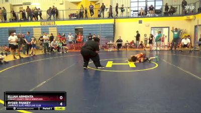 78 lbs Cons. Semi - Trig Baird, Topeka Blue Thunder Wrestling Club vs Rudy Reyes, Wichita Training Center