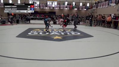 132 lbs Cons. Round 2 - Garrett Kuch, Immortal Athletics WC vs Michael Dyett, Viking Wrestling Club (IA)