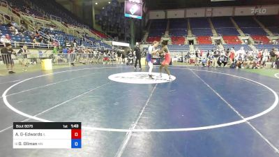 165 lbs Cons 16 #2 - Arkail Griffin-Edwards, IL vs Oliver Ollman, MN