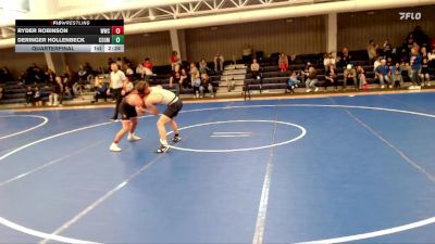 157 lbs Quarterfinal - Deringer Hollenbeck, Colorado School Of Mines vs Ryder Robinson, Western Wyoming College