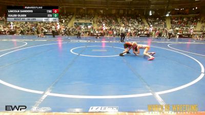 64 lbs Round Of 16 - Lincoln Sanders, Team Tulsa Wrestling Club vs Kaleb Olsen, Fitness Fight Factory Wrestling Club