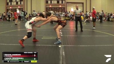 167 lbs Cons. Round 2 - Carson Mendenhall, School Of Hard Knocks vs Trystin Andrews, K-Vegas Elite