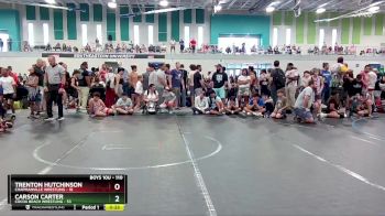 110 lbs Round 1 - Trenton Hutchinson, Chapmanville Wrestling vs Carson Carter, Cocoa Beach Wrestling