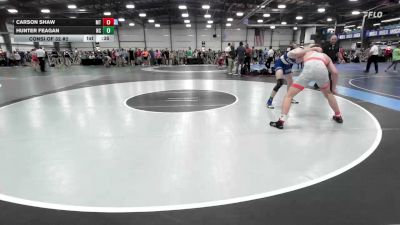 170 lbs Consi Of 32 #2 - Carson Shaw, MT vs Hunter Feagan, NC
