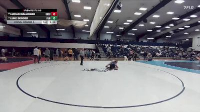 149 lbs Cons. Round 2 - Lucian Mallinger, Onondaga CC vs Luke Bender, Franklin And Marshall