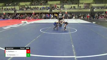 50 lbs Quarterfinal - Gideon Romano, Le Sueur/ Henderson Giants vs Spencer Mattson, STMA