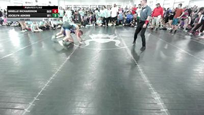 100 lbs Final - Brielle Richardson, Backyard Barbies Purple - G vs Jocelyn Adkins, WV Lunatics - G