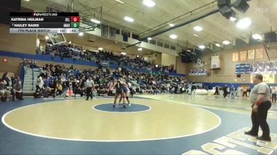 235lbs 7th Place Match - Katrina Heilman, Zillah (Girls) vs Hailey Rains, Anacortes (Girls)
