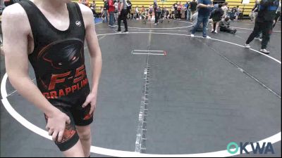 67 lbs Consi Of 8 #2 - Matthew Powell, F-5 Grappling vs Kooper Dudgeon, Chandler Takedown Club