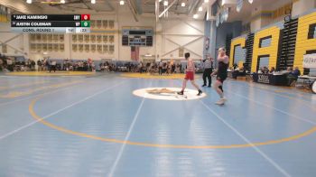 157 lbs Cons. Round 1 - Justin Coleman, William Penn H.S. vs Jake Kaminski, Smyrna H S