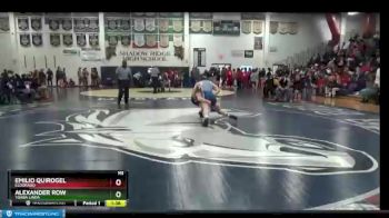 170 lbs Champ. Round 2 - Alexander Row, Yorba Linda vs Emilio Quirogel, Eldorado