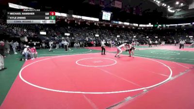 209 lbs Cons. Round 7 - Michael Hamsher, GAW1 vs Kyle Zheng, BAM1