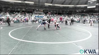 70 lbs Round Of 16 - Jenson Henley, Skiatook Youth Wrestling vs MJ Cottrell, Harrah