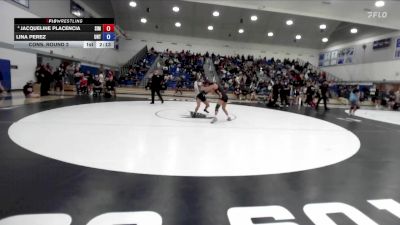 110 lbs Cons. Round 2 - Lina Perez, Unattached vs Jacqueline Placencia, Simpson University