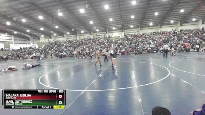 285 lbs Semifinal - Malakai Leilua, Westlake vs Gael Gutierrez, Millard Eagles