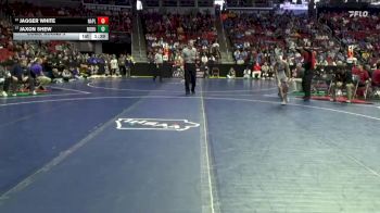 1A-113 lbs Cons. Round 3 - Jaxon Shew, North Butler-Clarksville vs Jagger White, Nashua-Plainfield