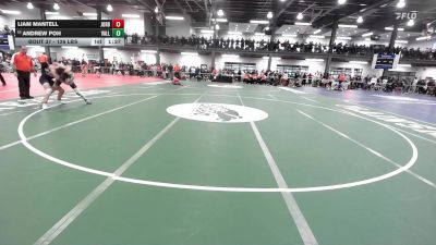 126 lbs Round Of 64 - Liam Mantell, Jordan Elbridge-pb-us-cm vs Andrew Poh, Valley Stream North