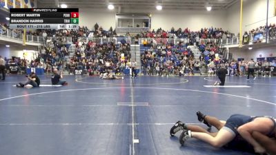 215 lbs R-64 - Robert Martin, Penns Valley vs Brandon Harris, Trinity Camp Hill