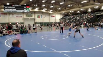 157 lbs Champ. Round 1 - Evan Hartman, Andover High School (1) vs Mitchell May, Holdrege