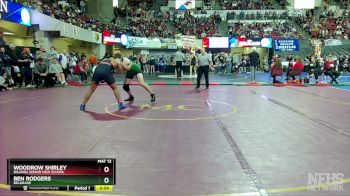 AA - 205 lbs Cons. Semi - Ben Rodgers, Belgrade vs Woodrow Shirley, Billings Senior High School