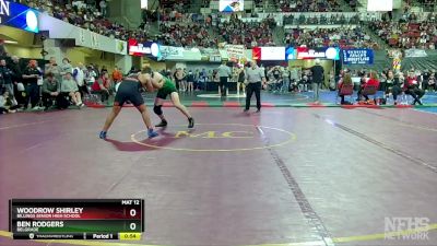 AA - 205 lbs Cons. Semi - Ben Rodgers, Belgrade vs Woodrow Shirley, Billings Senior High School