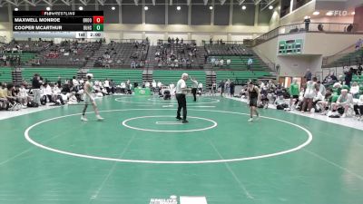 106 lbs Semis & 3rd Wb (16 Team) - Maxwell Monroe, Brookwood vs Cooper McArthur, Buford HS