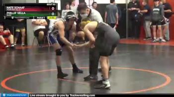 120 lbs Champ. Round 2 - Nate Schaaf, Pahrump Valley vs Phillip Vella, Basic