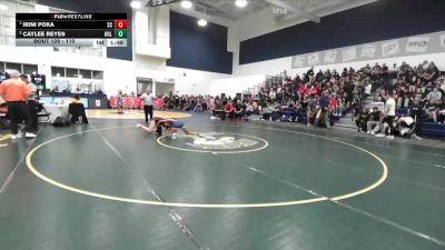 110 lbs Quarterfinal - Irini Poka, San Clemente vs Caylee Reyes, Walnut