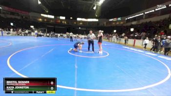 138 lbs Quarterfinal - Kaiya Johnston, Casteel vs Bristol Skinner, Williams High School