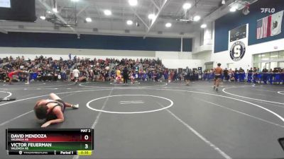 150 lbs Cons. Round 3 - David Mendoza, Valencia HS vs Victor Feuerman, Valencia HS