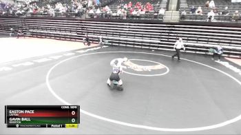 101 lbs Cons. Semi - Gavin Ball, Riverton vs Easton Pace, Layton