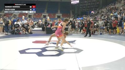 115 lbs Champ. Rd Of 64 - Hannah Herrera, Missouri vs River Klein, Nevada
