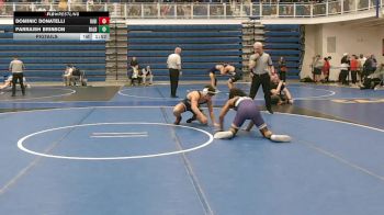 160 lbs Pigtails - Dominic Donatelli, Indiana vs Parraish Brinson, Baldwin